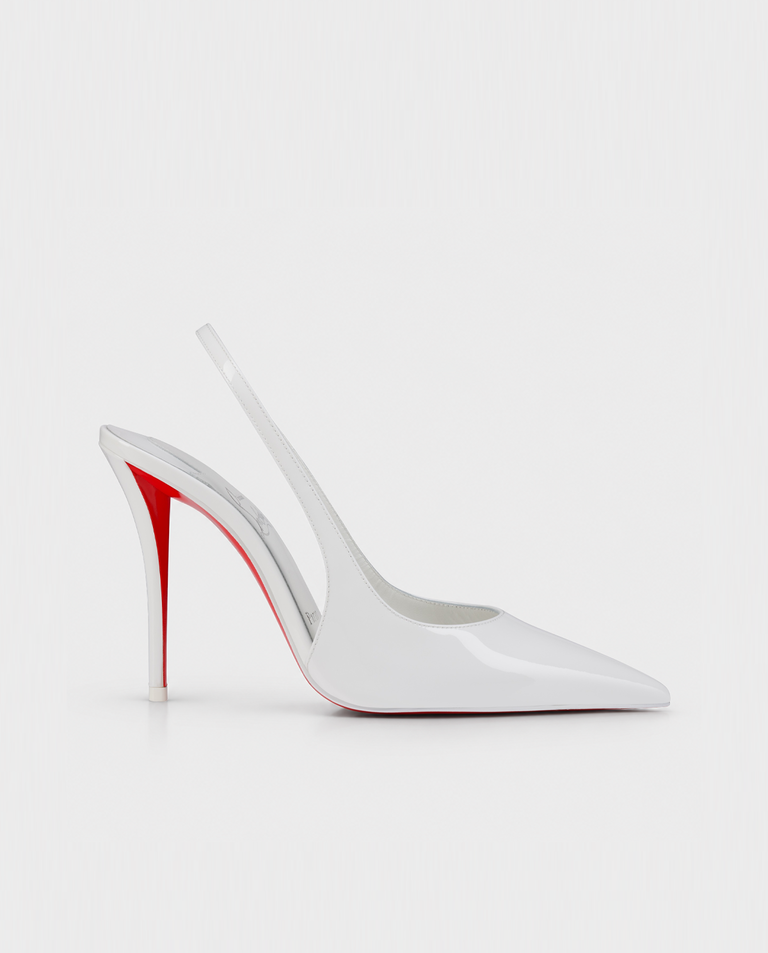 Białe szpilki Miss Z Sling Back 100