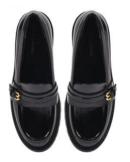 Lakierowane loafersy na wysokiej podeszwie - Image #2