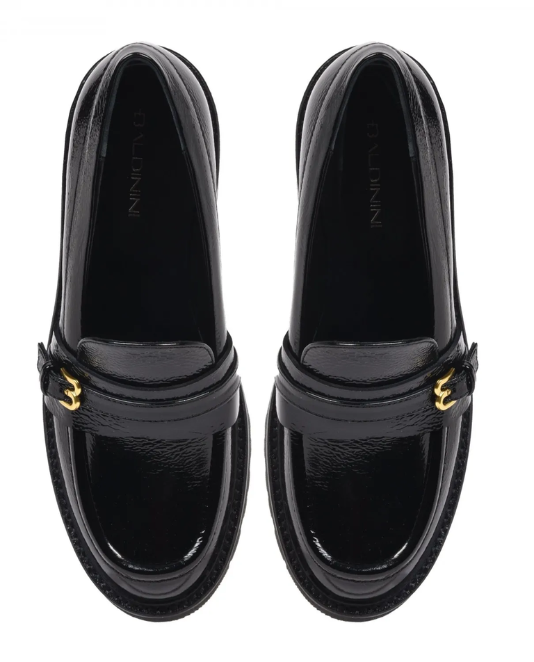 Lakierowane loafersy na wysokiej podeszwie - Image #2