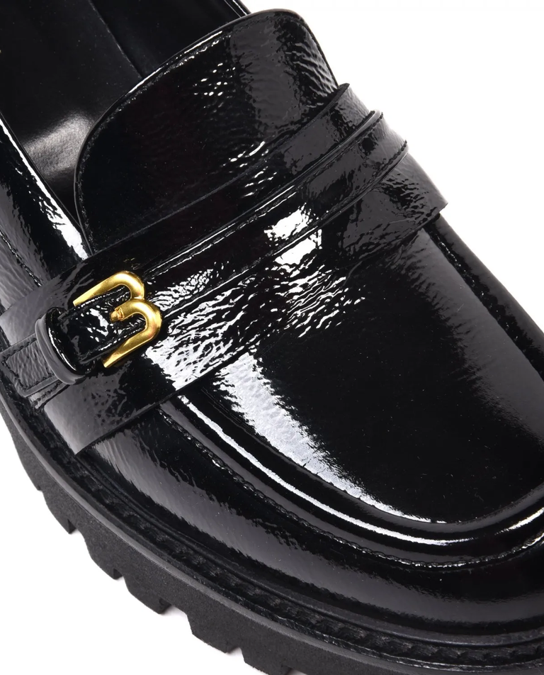Lakierowane loafersy na wysokiej podeszwie - Image #3