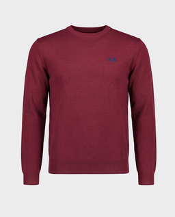 Bordowy sweter z haftowanym logo - Image #0