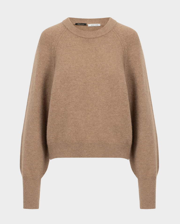 Kamelowy sweter z kaszmiru - Image #0