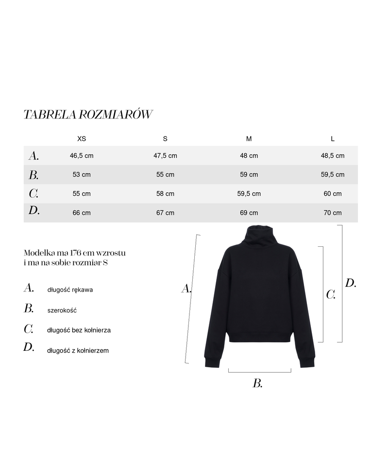 Czarna bawełniana bluza Your Way - Image #5