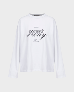 Biały bawełniany longsleeve Ava - Image #0