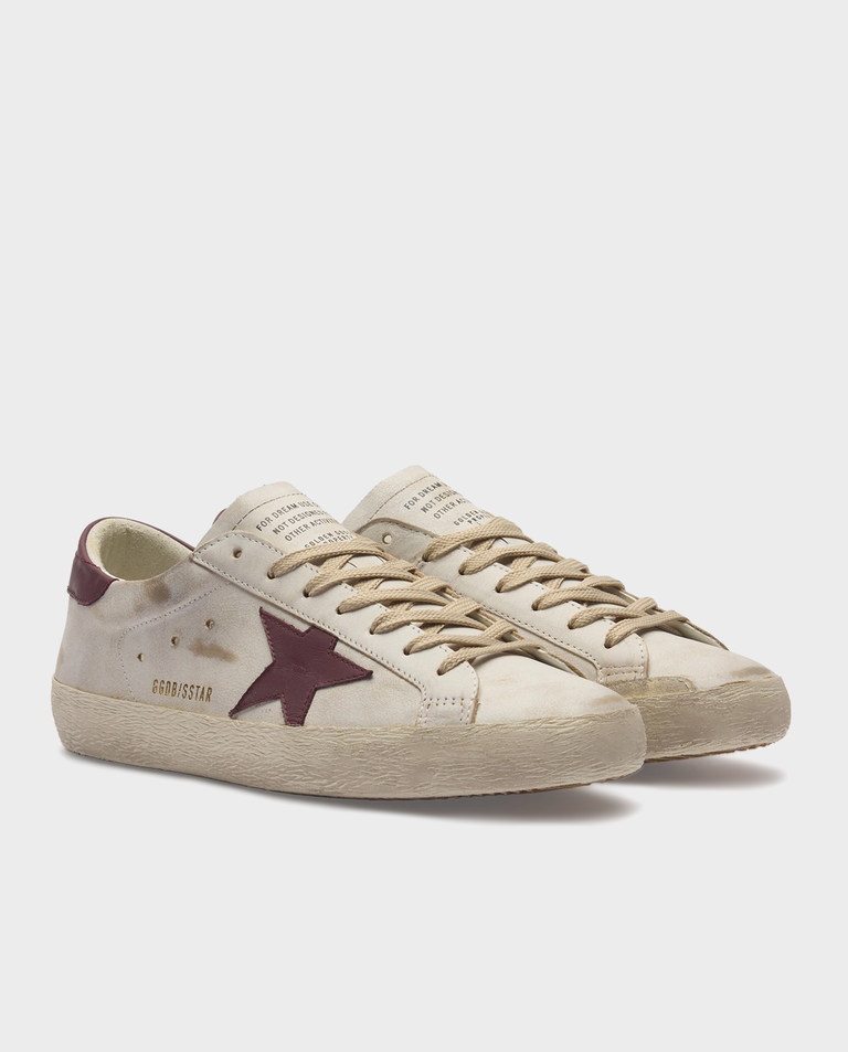 Kremowe skórzane sneakersy Ball Star