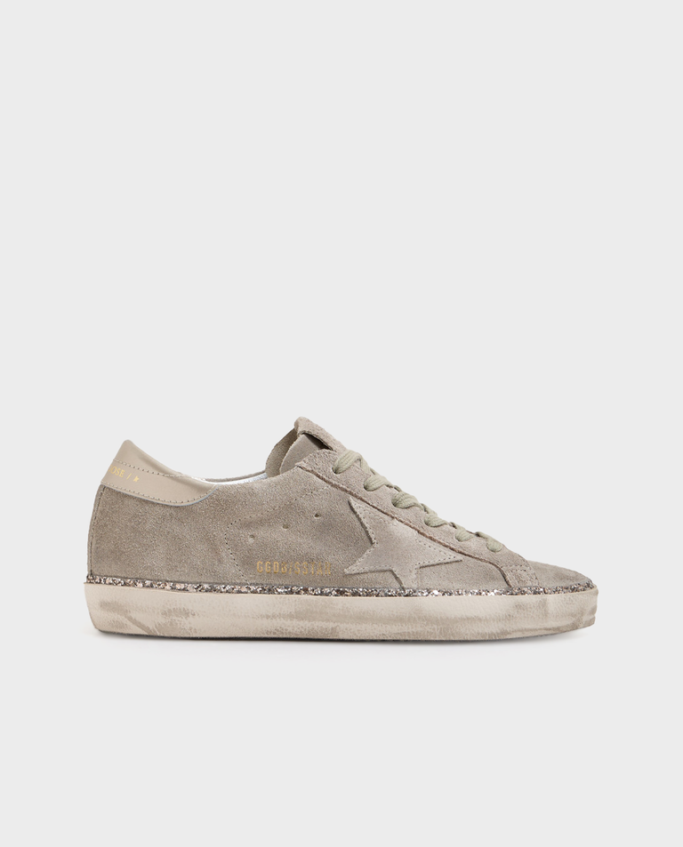 Szare zamszowe sneakersy Super Star