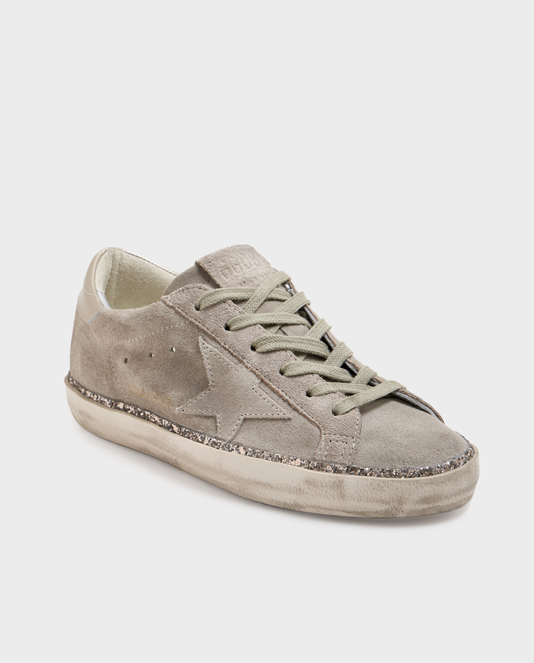 Szare zamszowe sneakersy Super Star