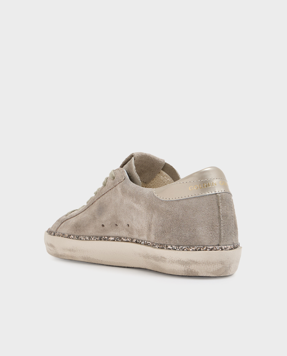 Szare zamszowe sneakersy Super Star - Image #2