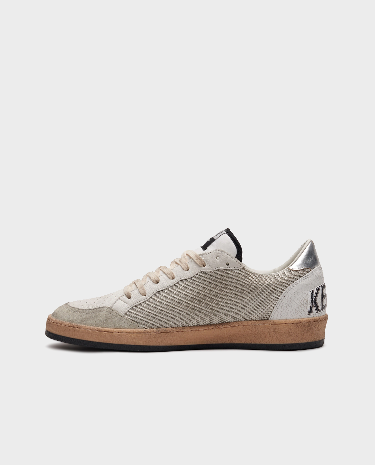 Białe skórzane sneakersy Ball Star - Image #3