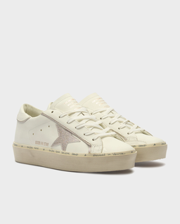 Kremowe sneakersy Hi Star z brokatową gwiazdą - Image #1