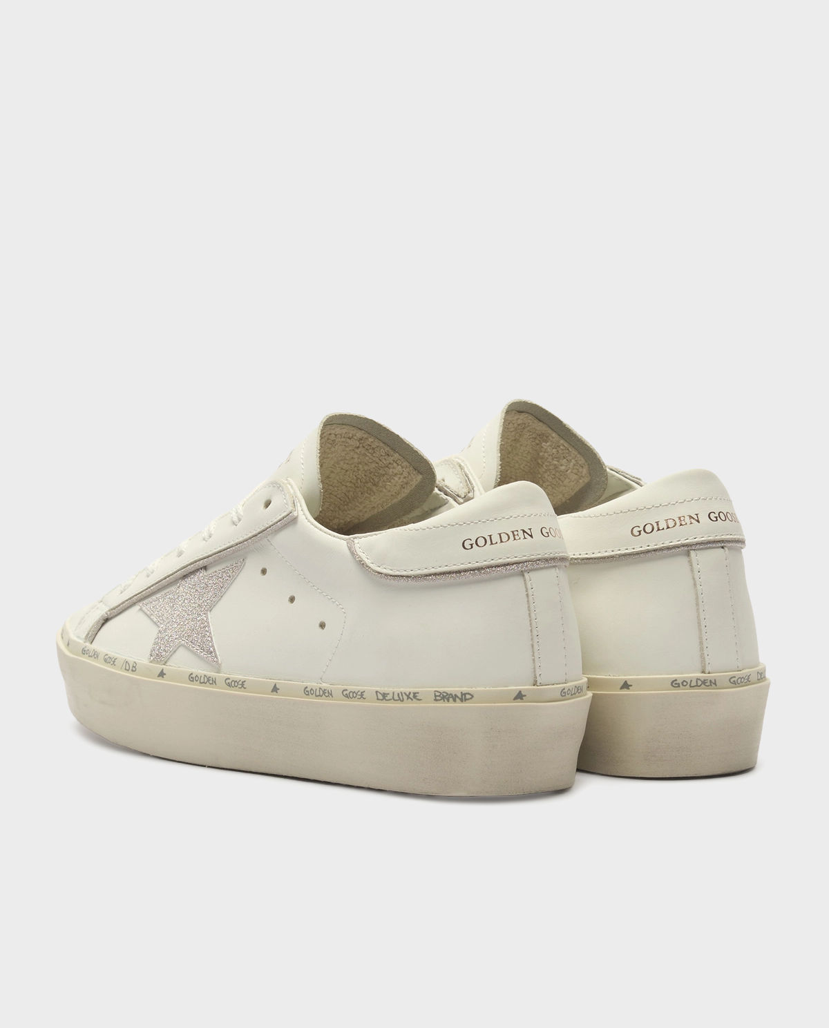 Kremowe sneakersy Hi Star z brokatową gwiazdą - Image #2