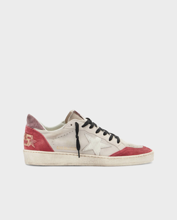 Beżowe zamszowe sneakersy BallStar - Image #0