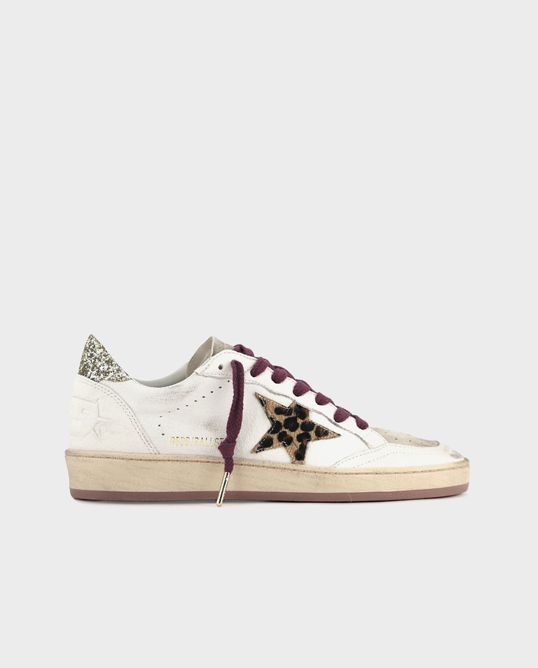 Beżowe skórzane sneakersy BallStar