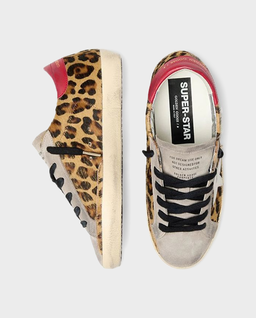 Skórzane sneakersy w panterkę BallStar - Image #2