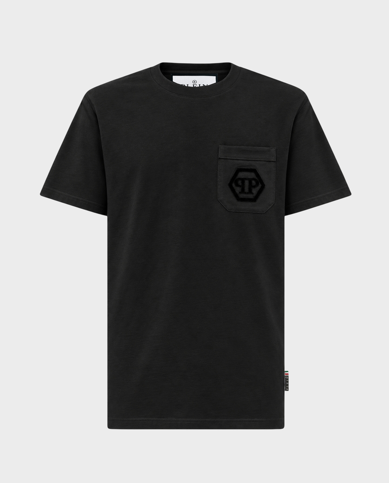 Czarny t-shirt z logo