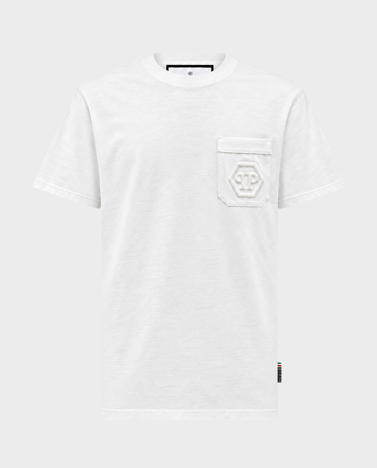 Biały t-shirt z logo