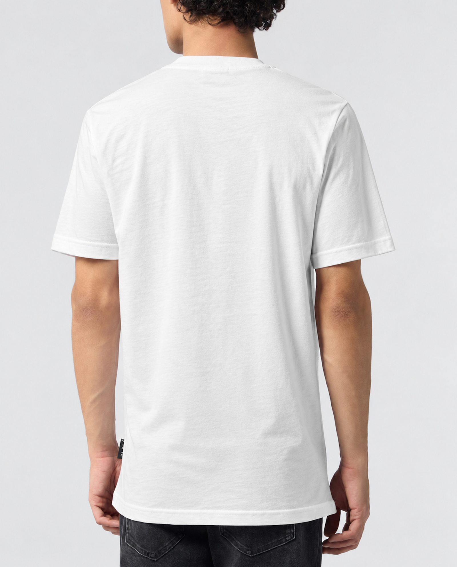 Biały t-shirt z logo - Image #2