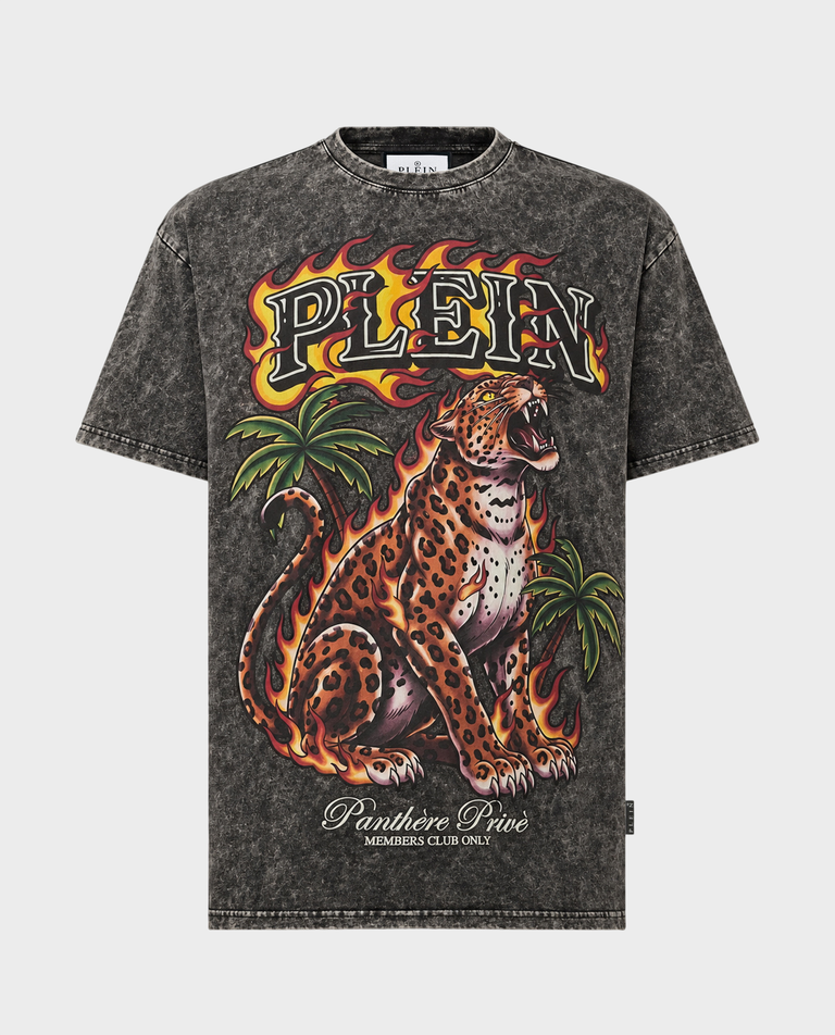 T-shirt Urban Jungle Leopard z motywem sprania