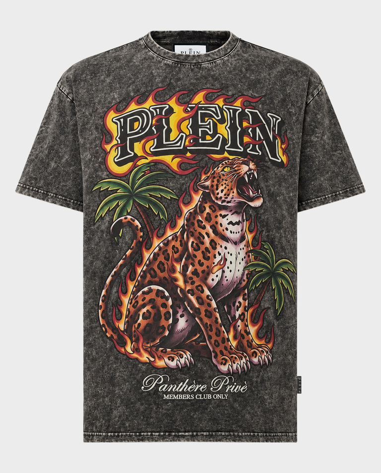 T-shirt Urban Jungle Leopard z motywem sprania