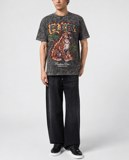 T-shirt Urban Jungle Leopard z motywem sprania - Image #2