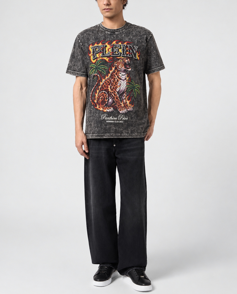 T-shirt Urban Jungle Leopard z motywem sprania - Image #2