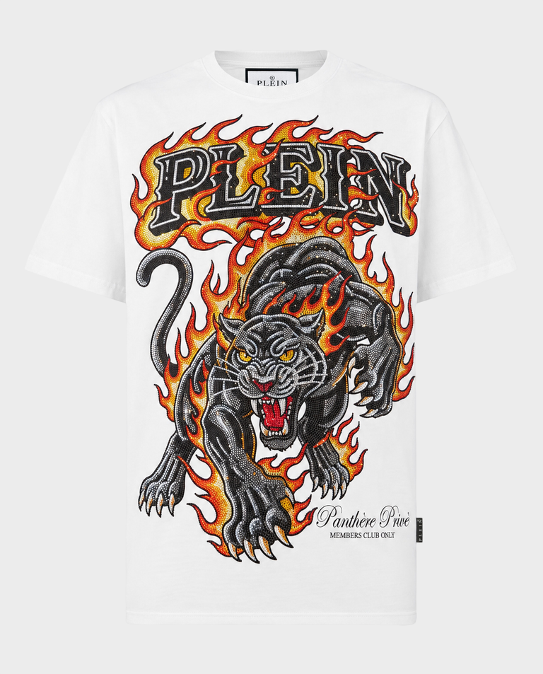 Biały t-shirt „Urban Jungle Stones”