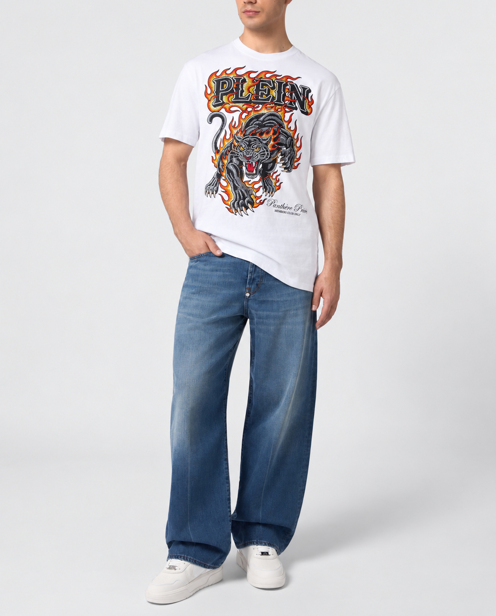 Biały t-shirt „Urban Jungle Stones” - Image #2