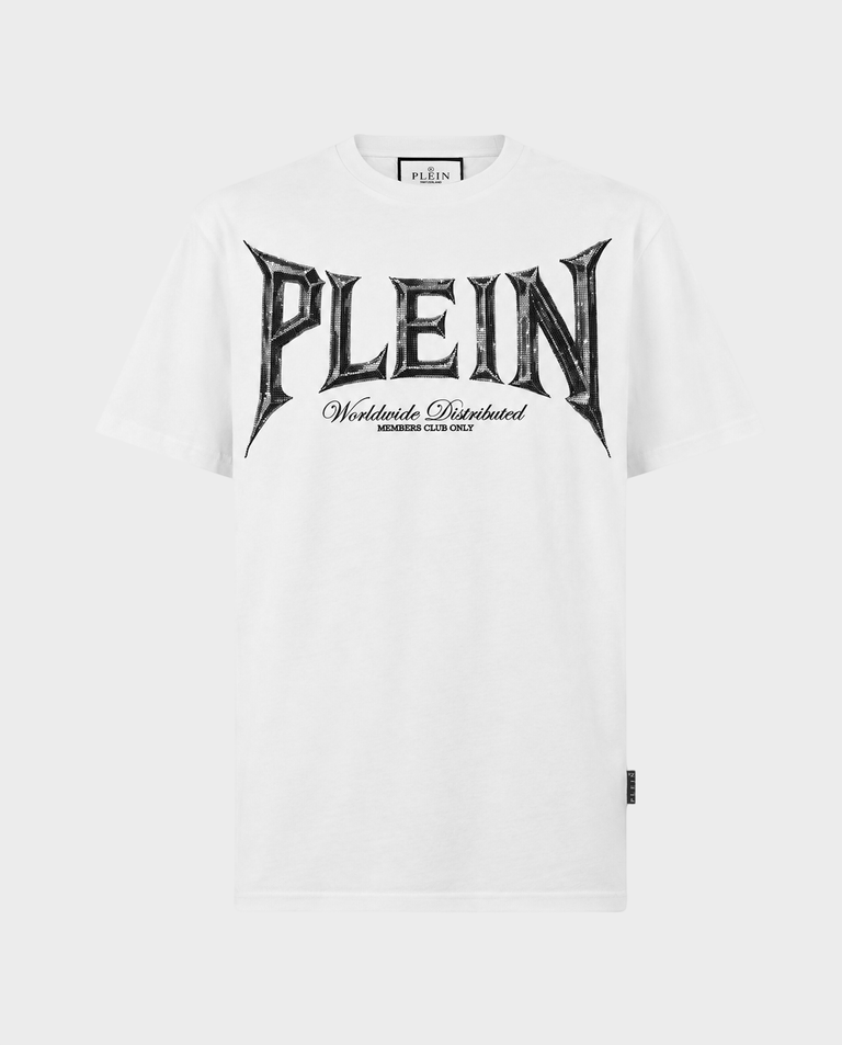 Biały t-shirt z logo