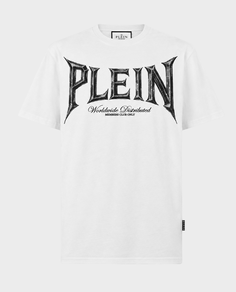 Biały t-shirt z logo