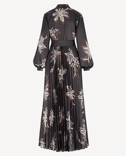 Plisowana maxi sukienka z printem Venetta - Image #4