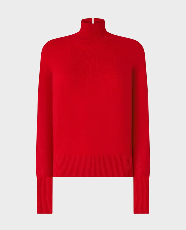 Czerwony sweter Nizza