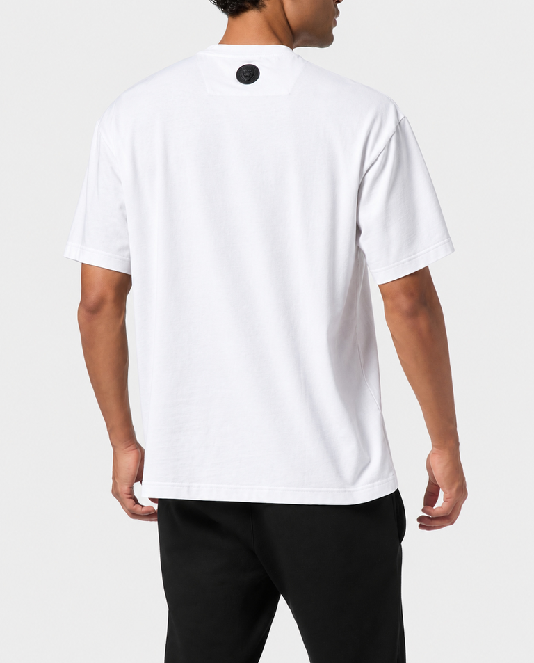 Biały t-shirt z napisem - Image #3