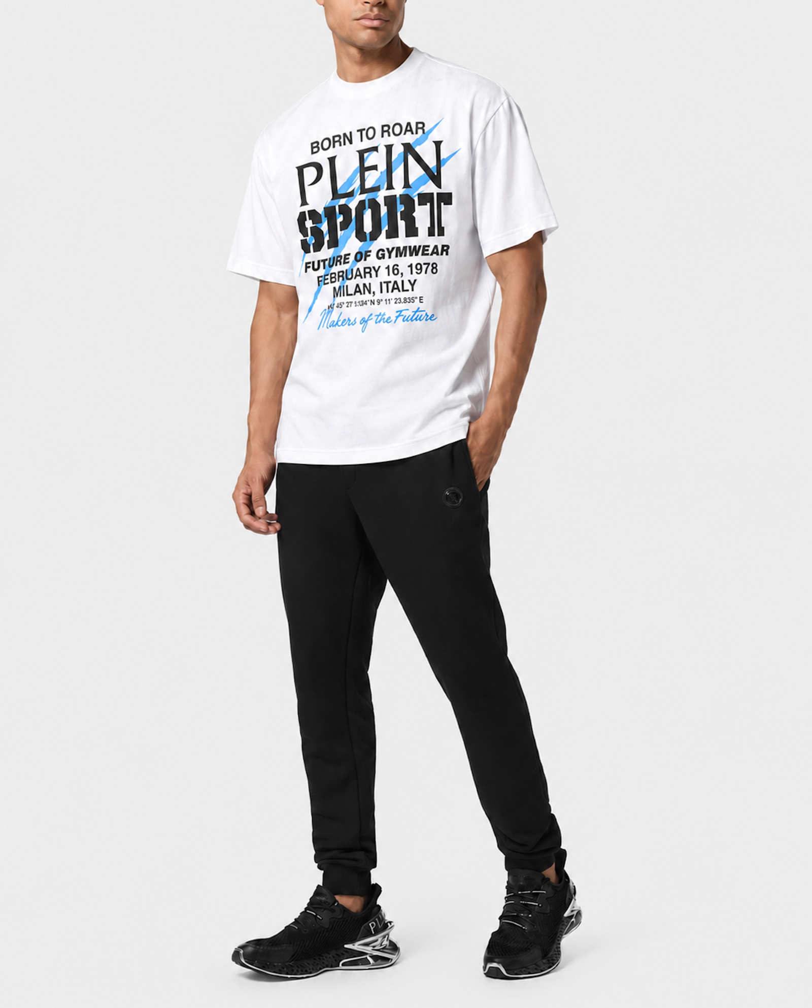 Biały t-shirt z napisem - Image #2