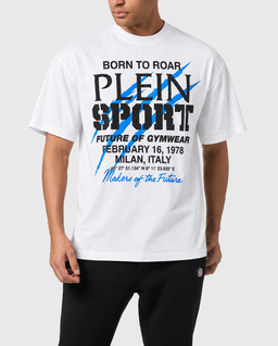 Biały t-shirt z napisem - Image #1