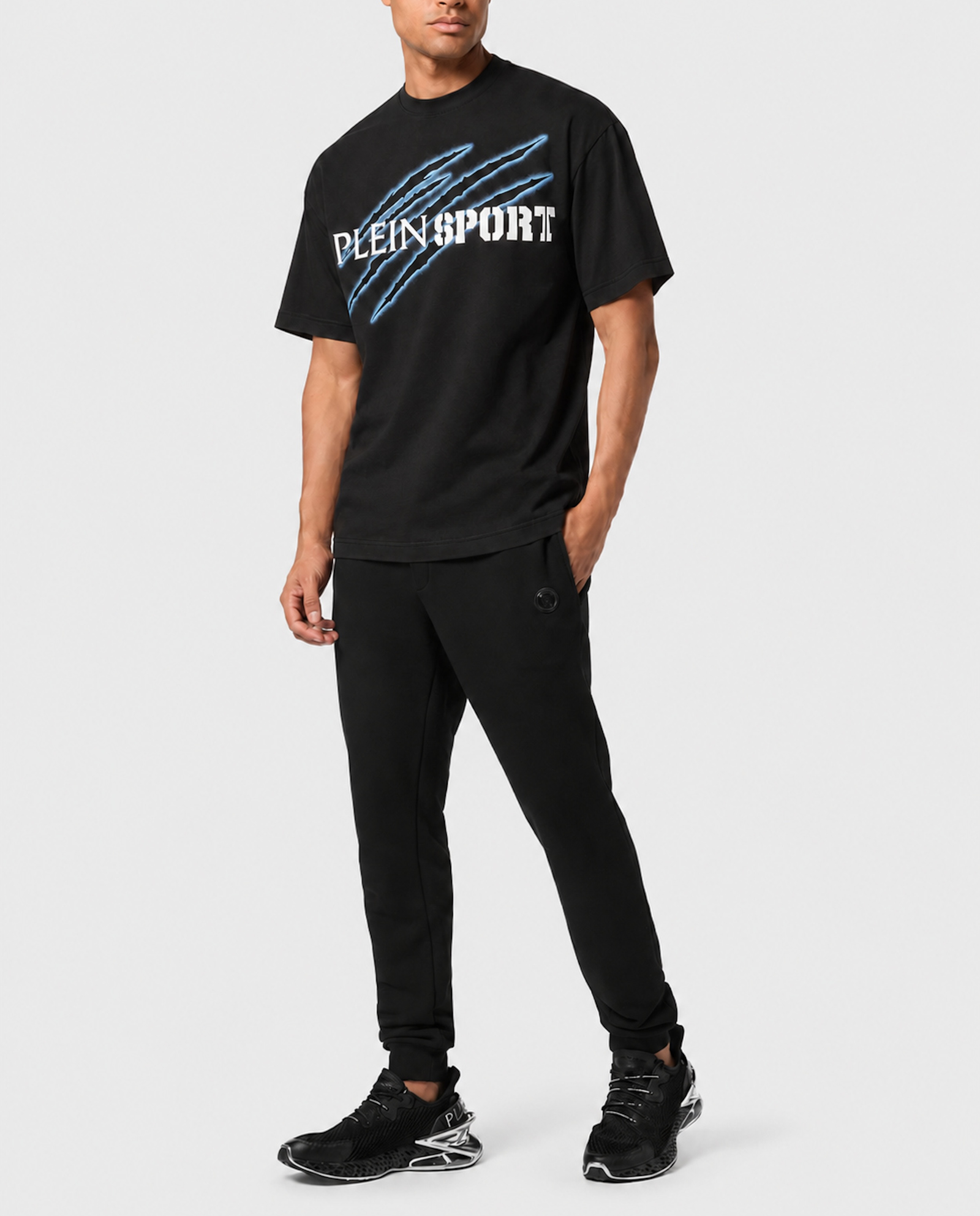 Czarny t-shirt Spray Scratch - Image #3