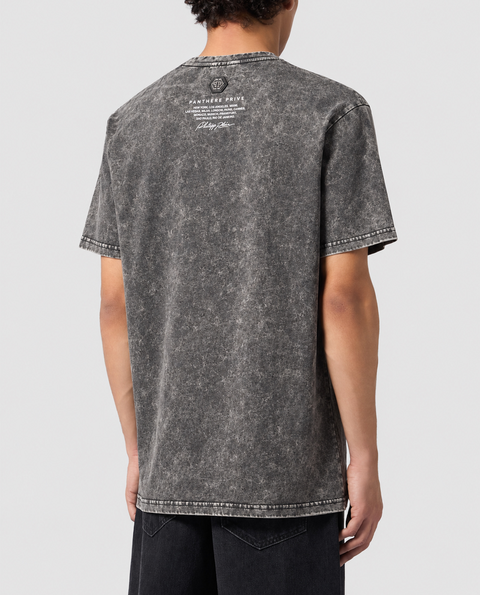 Szary t-shirt Teddy Flames - Image #2
