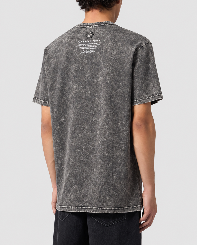 Szary t-shirt Teddy Flames - Image #2