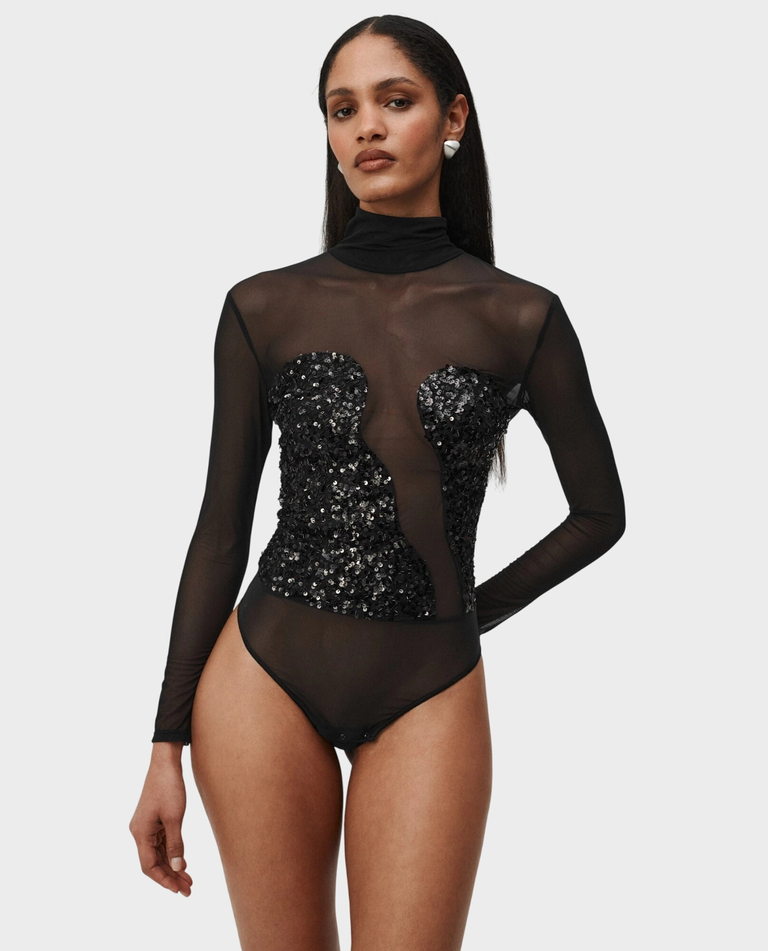 Czarne body Fine Jewel