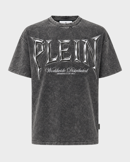 Bawełniany T-shirt z logo Chrome Metal - Image #0
