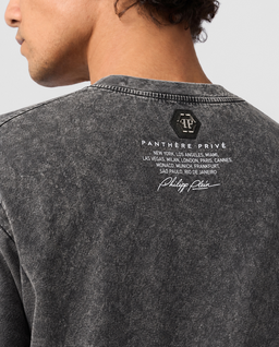 Bawełniany T-shirt z logo Chrome Metal - Image #3