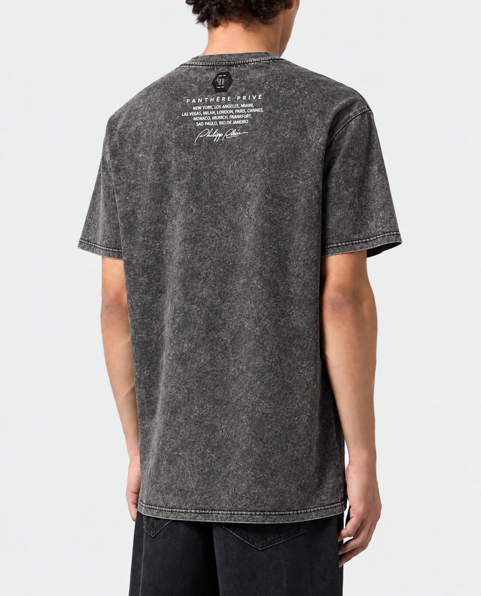Bawełniany T-shirt z logo Chrome Metal - Image #4