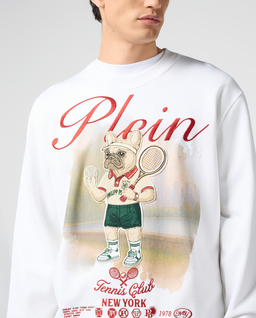 Bawełniana bluza z haftem New York Tennis - Image #3