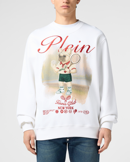 Bawełniana bluza z haftem New York Tennis - Image #1