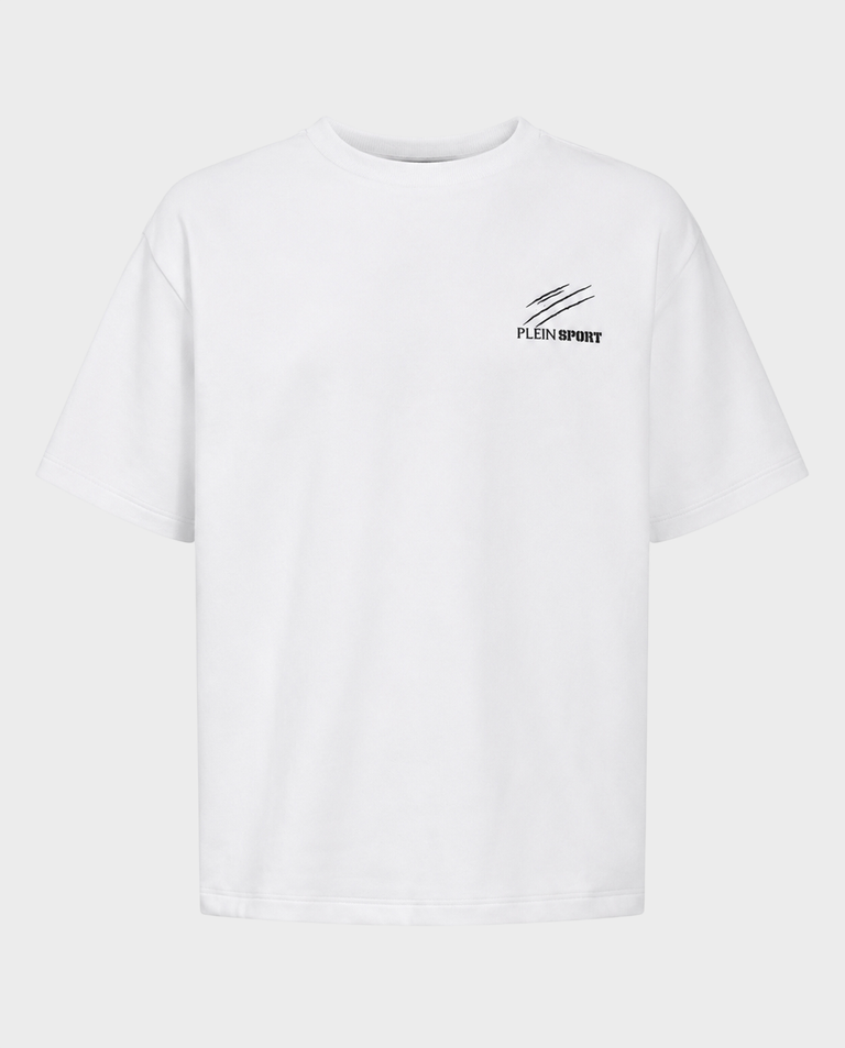 Biały t-shirt z nadrukiem Icon