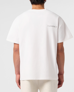 Biały t-shirt z nadrukiem Icon - Image #2