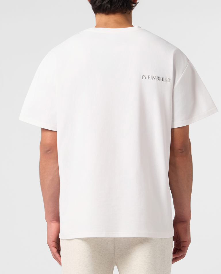 Biały t-shirt z nadrukiem Icon - Image #2