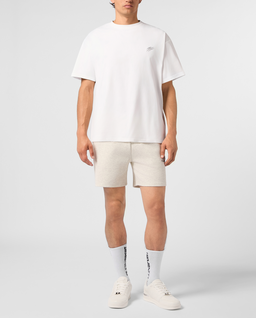Biały t-shirt z nadrukiem Icon - Image #3