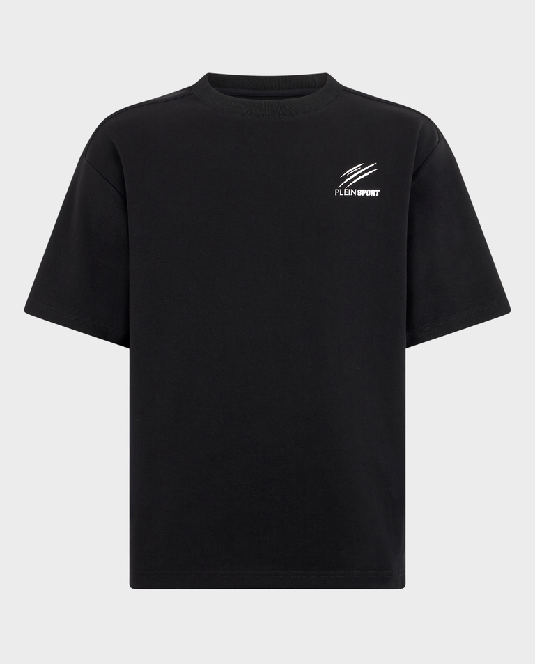 Czarny t-shirt z nadrukiem Icon