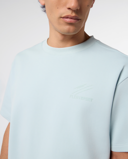 Błękitny t-shirt z nadrukiem Icon - Image #4