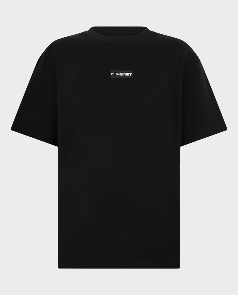 Czarny t-shirt z logo Scratch